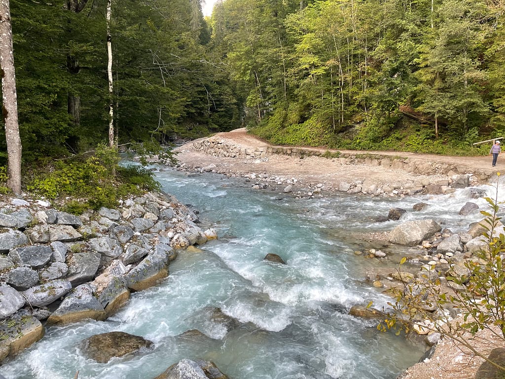 O desfiladeiro de Partnachklamm